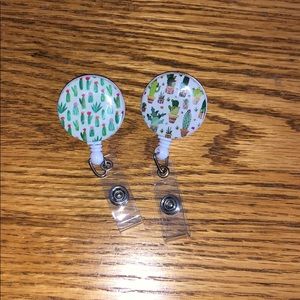 2 cactus badge reels